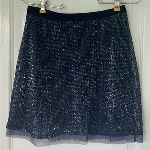 Free People Sequined Skirt
